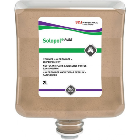 Nettoyant p. les mains Solopol Classic PURE 2 l sans savon, pH neutre 4707 020 190 cartouche STOKO