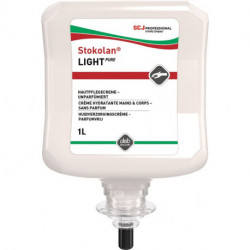 Crème de soin pour les mains Stokolan® Light PURE 1 l sans parfum ni colorant ca