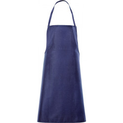 Tablier à bavette 4452 longueur env. 100 cm x l. env. 80 cm bleu 100 % coton TEXXOR
