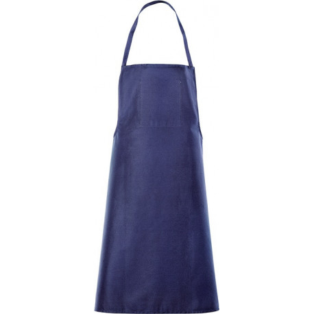 Tablier à bavette 4452 longueur env. 100 cm x l. env. 80 cm bleu 100 % coton TEXXOR