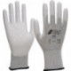 Gant de protection EN420 EN388 EN1149-3 EN16350 Taille L ESD Nylon gris carbone PU partiellement enduit (Par 12)