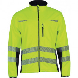 Veste softshell de signalisation Prevent Trendline taille XXL jaune/noir 100 % PES PREVENT TRENDLINE