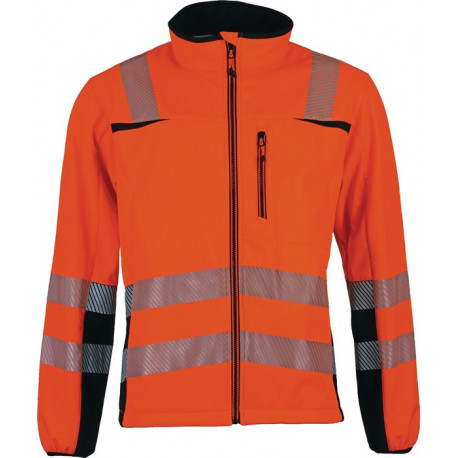 Veste softshell de signalisation Prevent® Trendline taille XXXL orange/noir PREV