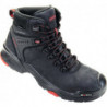 Botte de sécurité Bailey taille 45 noir/rouge S3 SRC HRO WR EN ISO 20345 cuir bo