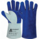 Gant de soudeur Bleu taille 12 bleu/gris cuir fleur de vachette refendu (Par 6)