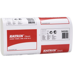 Serviette Katrin Classic One-Stop M2 2 couche blanc L200xl255env. mm adapté à 9000 469 070 ELOS