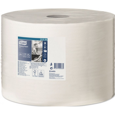 Essuie-tout TORK 130100 L380xl380env. mm blanc 1 couche rouleau TORK