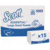 Serviette papier 6669 1-couche blanc L318xB200ca.mm SCOTT