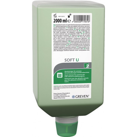 Nettoyant pour les mains Greven Soft U 2 l sans solvant GREVEN