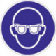 Pictogramme d'obligation ASR A1.3/DIN EN ISO 7010 Lunettes de protection obligat
