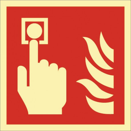 Panneau de sécurité incendie ASR A1.3/DIN EN ISO 7010/DIN 67510 L148xl148 mm détecteur d’incendie film
