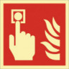 Panneau de sécurité incendie ASR A1.3/DIN EN ISO 7010/DIN 67510 L148xl148 mm détecteur d’incendie film