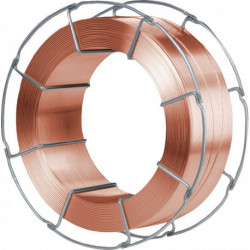 Fil de soudage G3Si1 (SG 2) D. 1,2 mm Bobine B-300 enroulé en couches bobine 15 kg