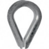 Cosse de câble DIN 6899 forme B 4 mm taille nominale de la corde 35 mm électrog (Par 100)