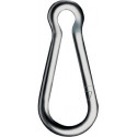 Mousqueton DIN 5299 forme C longueur 50 mm épaisseur de fil 5 mm capacité de ch (Par 100)