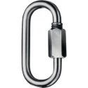Maillon d'attache rapInte taille 4 H. intérieure 33 mm l. d’ouv. 55 mm galvanisé (Par 100)