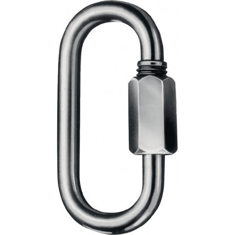 Maillon d'attache rapInte taille 5 H. intérieure 39 mm l. d’ouv. 65 mm galvanisé (Par 100)