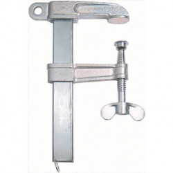Serre-joints de soudage 600 A 168 mm avec écrou papillon SCHMICO
