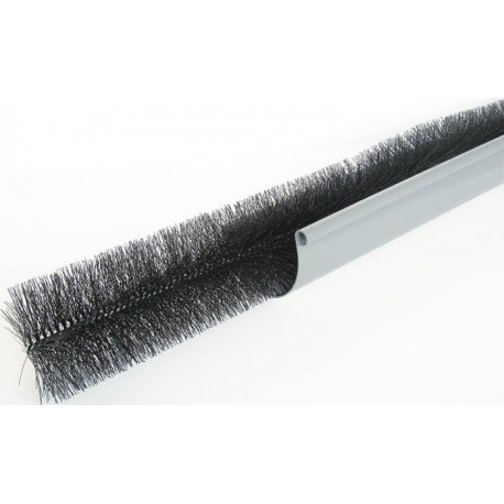 Brosse protège-gouttières largeur 100-125 mm longueur 1,2 m noir PROTEKTOR (Par 4)