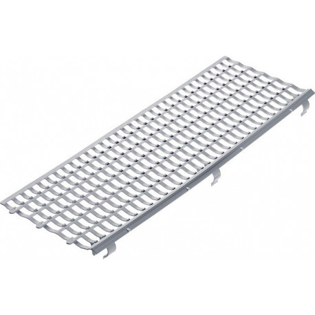 Grillage stop-feuilles largeur 100-150 mm longueur 1 m gris PROTEKTOR (Par 30)