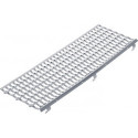 Grillage stop-feuilles largeur 100-150 mm longueur 1 m gris PROTEKTOR (Par 30)