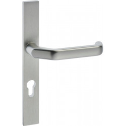 Poignée porte PAN 1200/9203 Alu.F1 PZ pour porte 68-75mm EDI