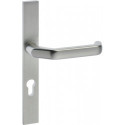 Poignée porte PAN 1200/9203 Alu.F1 PZ pour porte 68-75mm EDI