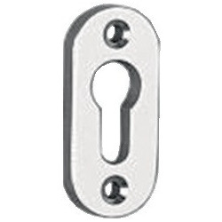 Rosace porte 1393/0003 Alu.F1 -7mm PZ ov.EDI