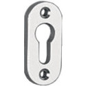 Rosace porte 1393/0003 Alu.F1 -7mm PZ ov.EDI
