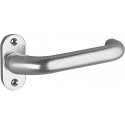 Poignée porte 1308/0800 Alu.F1 ov.8mm coudé.EDI