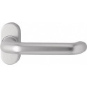 Poignée porte 1300/2033 Alu.F12 ov.8mm coudé.EDI