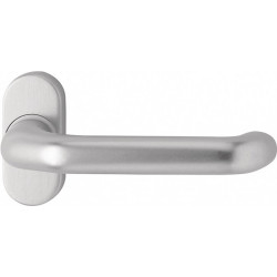Poignée porte 1300/2033 Inox EST ov.8mm coudé.EDI