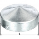 Chapeau de poteau D.100mm Forme ronde galvanisé GAH (Par 10)