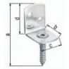 Support de clôture 83x32x30x38mm TZN L-Form (Par 100)