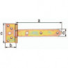 Charnière longue L.242 x 44xB.92 x 34xS.3mm Inox GAH (Par 6)