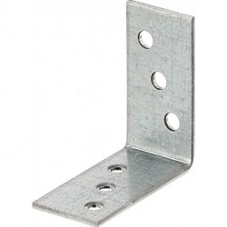 Equerre Connecteur d'angle 40x40x40mm Nombre de trous 6 S.2mm GAH (Par 100)