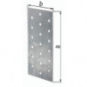 Support panneau perforé 300x80x2 galvanisé.EN 14545:29-2 GAH (Par 25)