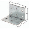 Equerre perforée ETA-8/165 60x60xmm Nbre de trous 16 S.2mm ETA-8/165 GAH (Par 50)