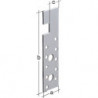 Ancrage bois-fer dimensions 160 x 40 x 4 mm galvanisé (Par 50)