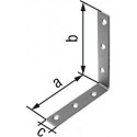 Equerre L.100 x 100mm B.19mm S.2mm VA Trou-D.53mm GAH (Par 25)