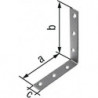 Equerre L.75 x 75mm B.16mm S.2mm VA Trou-D.55mm GAH (Par 25)