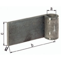 Ruban de soudure 13x80x40x5mm Acier brut (Par 10)