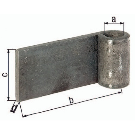 Ruban de soudure 16x75x45x5mm Acier brut (Par 10)