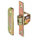 Plaque de retenue du rouleau trou 18 x 90 mm D. Acier galvanisé 6 / 4,8 mm avec gâche GAH