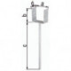 Support poteau ETA-10/0210 101x100x400x60mm TZN m.ext.langem Betonanker GAH