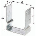 Support poteau ETA-10/0210 91x150x100x60mm Galvanisé à chaud