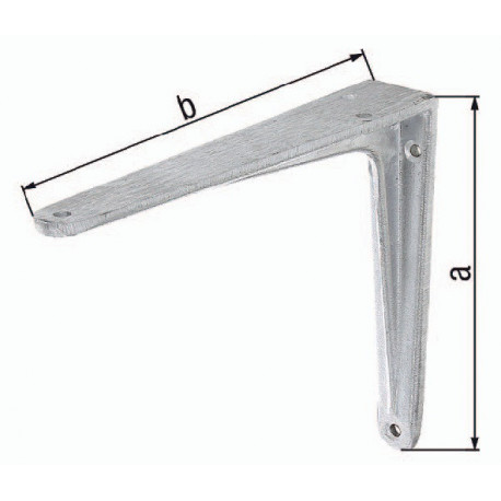 Equerre L.200mm H.175mm Alu Capacité 75kg GAH
