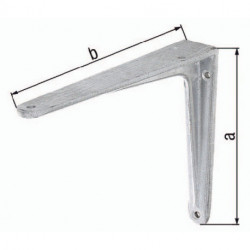 Equerre L.250mm H.200mm Alu Capacité 80kg GAH