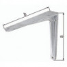 Equerre L.300mm H.250mm Alu Capacité 90kg GAH (Par 10)