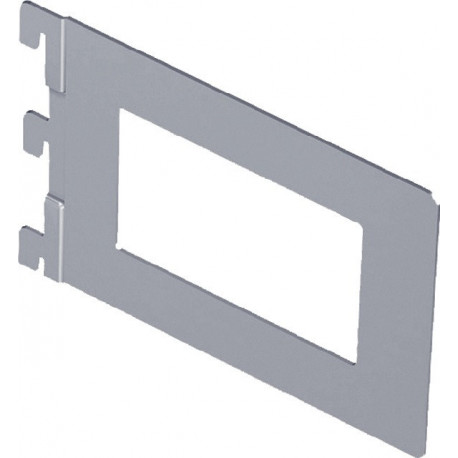 Cintre à livre blanc alu largeur 143 mm profondeur 118 mm (Par 2)